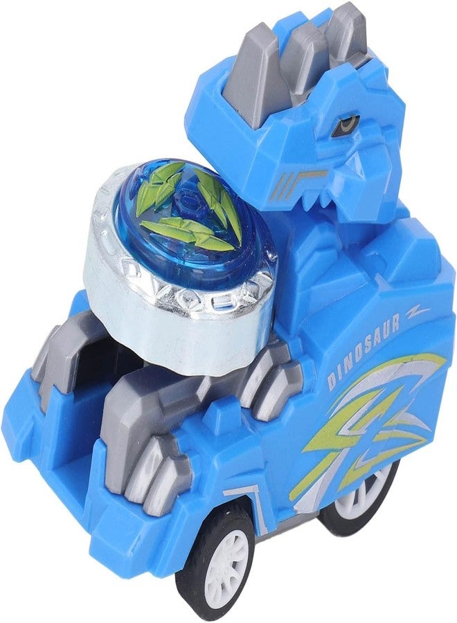 Samip LED Light Up Rotating Gyroscope Toys Cartoon Dinosaur Interactive Endless Fun Flashing Gyroscope (Blue) - Image 3